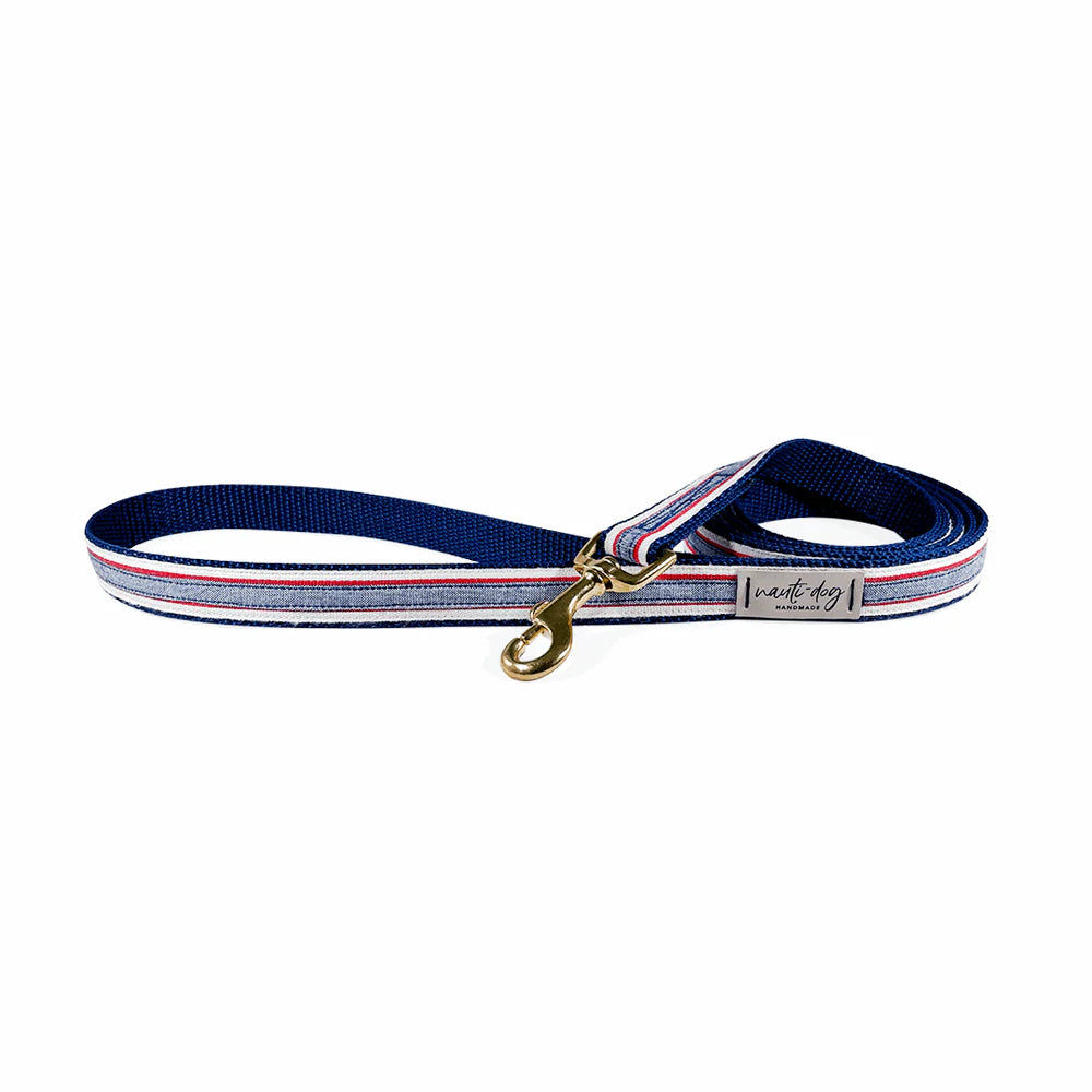 Classic Chambray Floral Dog Leash