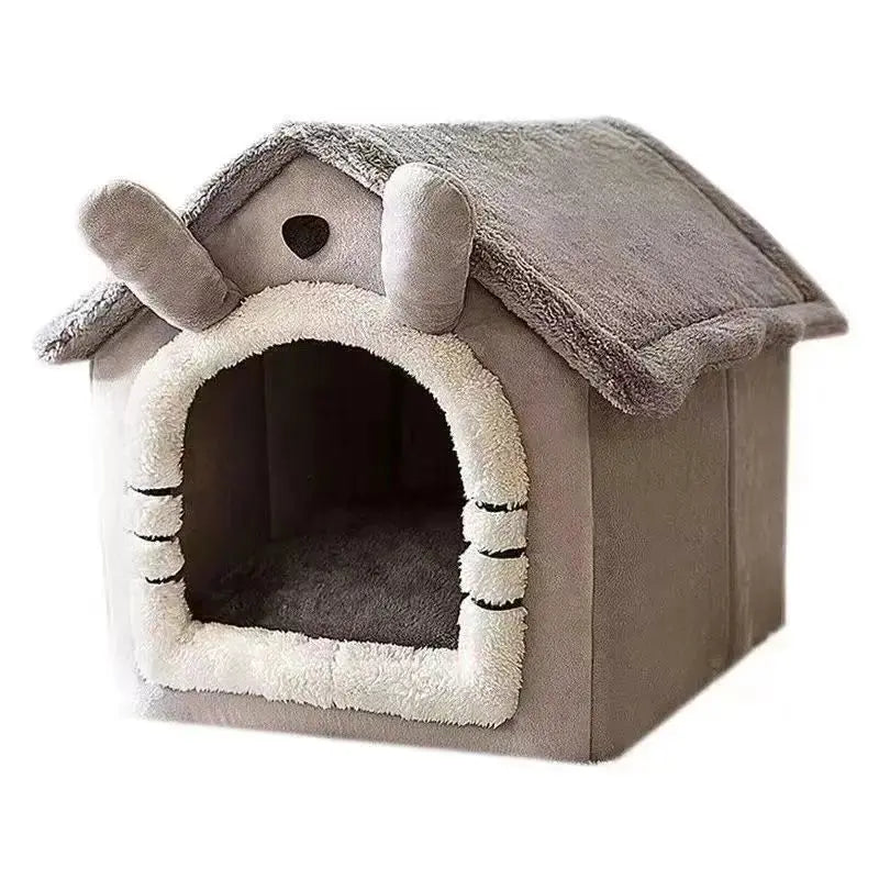 All Season Dog House Style Bed - Removable Washable CobraDobra