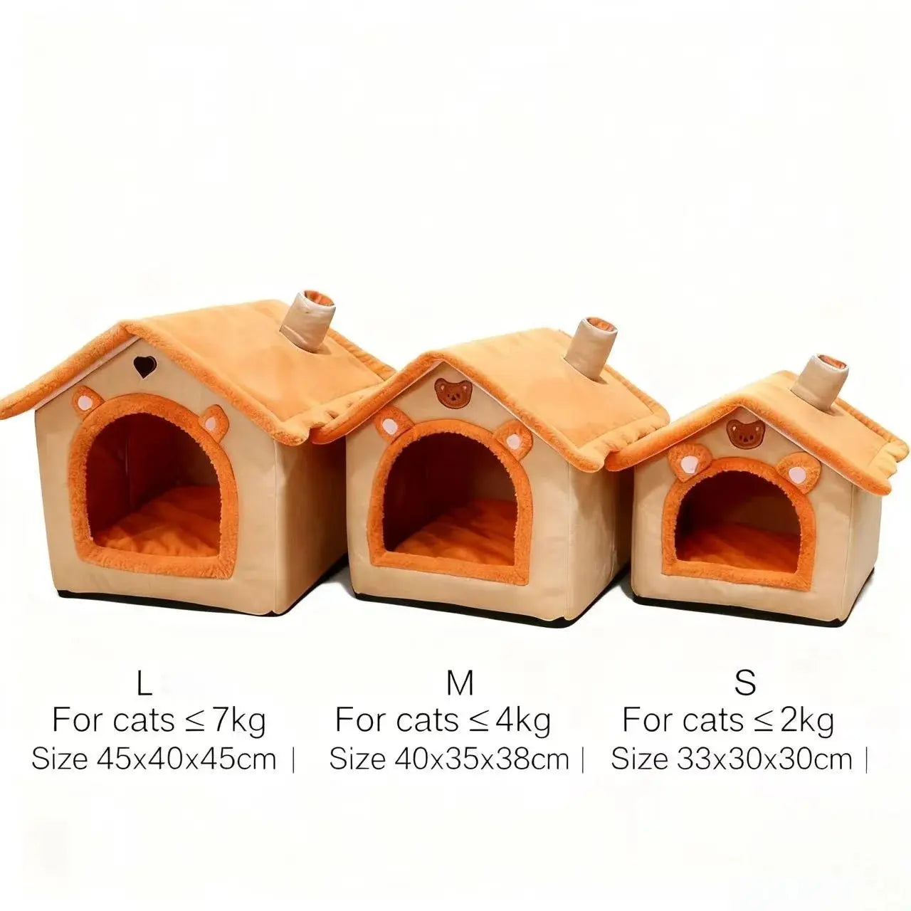 All Season Dog House Style Bed - Removable Washable CobraDobra