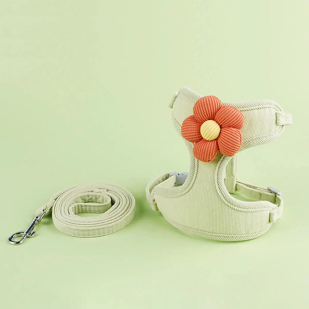 Cat Harness and Leash Sets Adjustable Dog Harness for Small Dog Leash Breashable Pet Harness Out Walking Dog Strap CobraDobra