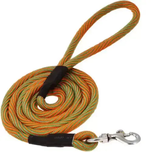 Dog Leash Lead, Heavy Duty 12mm x 5 FT Comfortable Strong Rope Slip CobraDobra