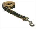 Sassy Dog Wear CAMOUFLAGE-TAN-GRN3-L 6 ft. Camouflage Dog Leash - Tan CobraDobra